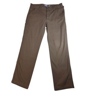 Lake & Trail Brown Canvas Cargo Fleece-Lined Pants 36x31‎ NWOT Workwear